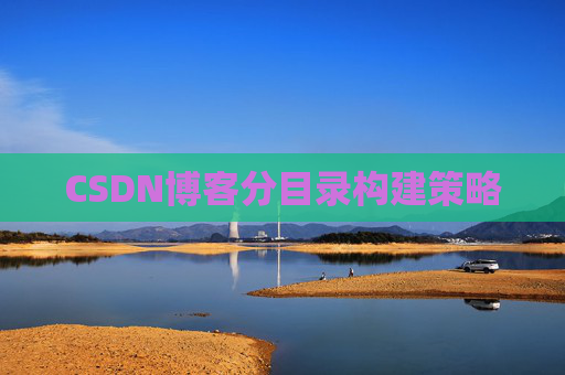 CSDN博客分目录构建策略